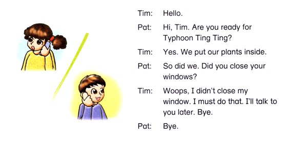 小學(xué)五年級(jí)英語(yǔ)下冊(cè)(深圳朗文版)Unit 6 The typhoon-B1