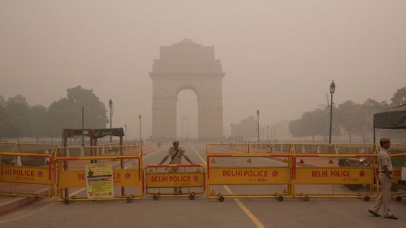 新德里污染太嚴重 市民興起“霧霾自拍”