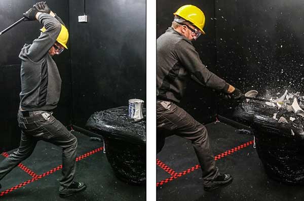 英國首個(gè)“憤怒屋”開張 顧客可盡情泄憤