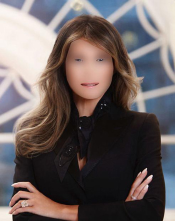 梅蘭妮·特朗普白宮肖像照惹爭議 誰是最美美國第一夫人？