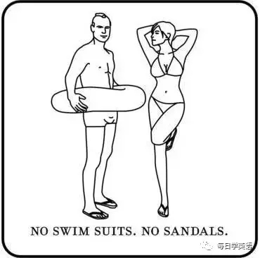 近期，腦洞很大的島國人民為了用簡明扼要、圖文并茂的方式引導(dǎo)游客更好地旅游觀光，推出了一組奇葩的英文指示牌。小編今天就收集了幾幅，特來和大家分享一下。先來看看下面幾組都是神馬意思吧：