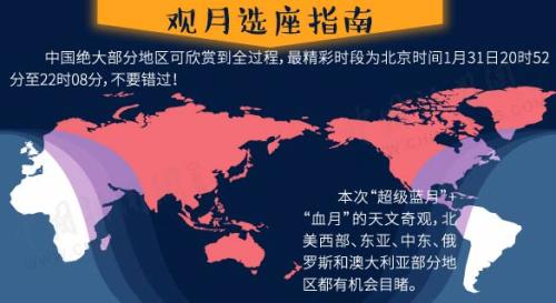 “超級藍血月”+月全食今晚現(xiàn)身！送你一份觀天攻略