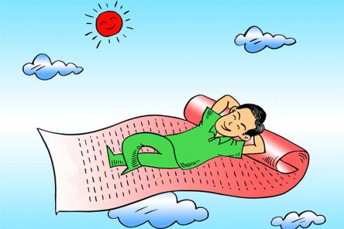 用英語說成語:高枕無憂（雙語）