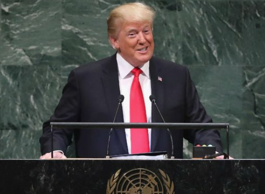 特朗普回應(yīng)演講被