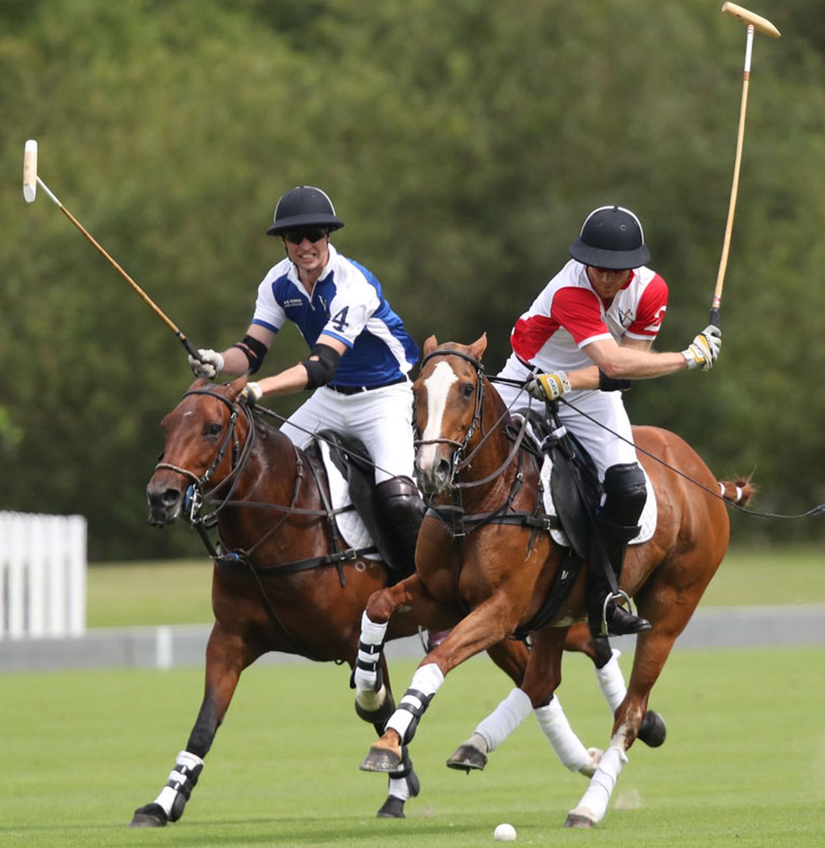 凱特、梅根和孩子們驚喜探班打馬球的爸爸們