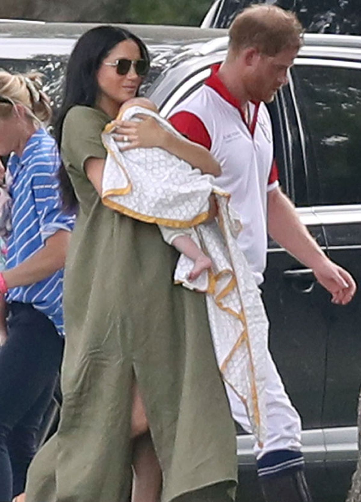 凱特、梅根和孩子們驚喜探班打馬球的爸爸們