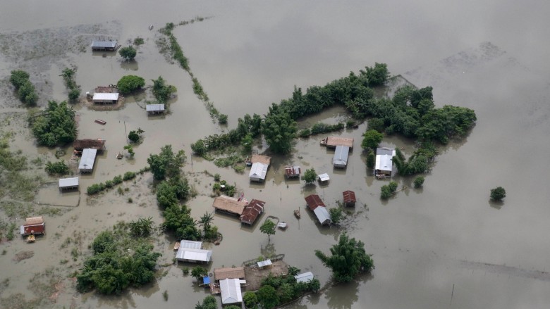 南亞洪水肆虐,尼泊爾至少78人死亡