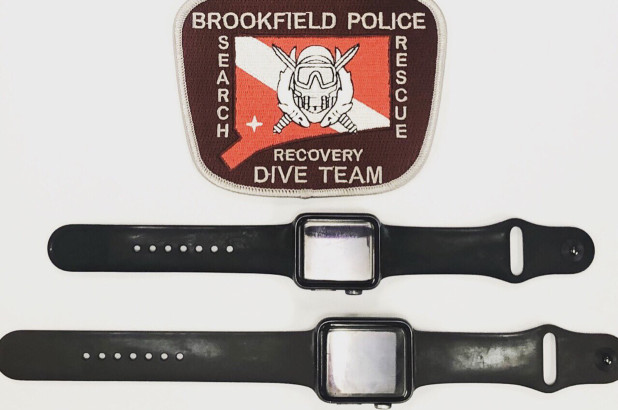 這對(duì)蘋果手表在湖底存活了兩周