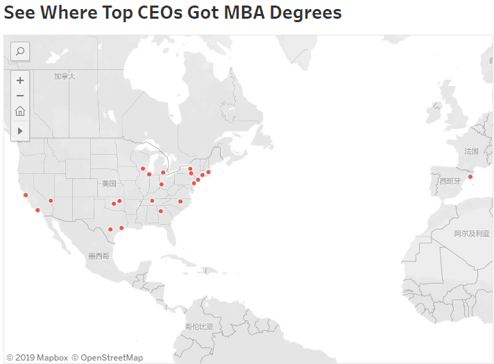 看看頂級(jí)CEO們從哪里獲得MBA學(xué)位