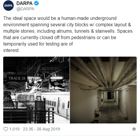 國(guó)防高級(jí)研究計(jì)劃局被趕出地下室了?